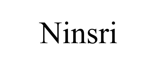 Trademark Logo NINSRI