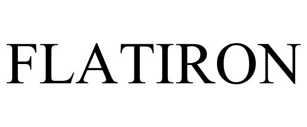 Trademark Logo FLATIRON
