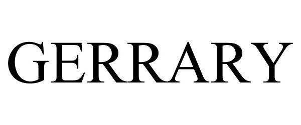 Trademark Logo GERRARY