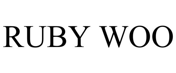Trademark Logo RUBY WOO