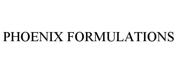  PHOENIX FORMULATIONS