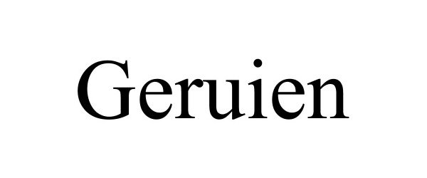 Trademark Logo GERUIEN