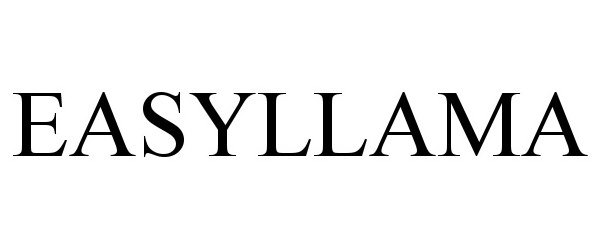 Trademark Logo EASYLLAMA