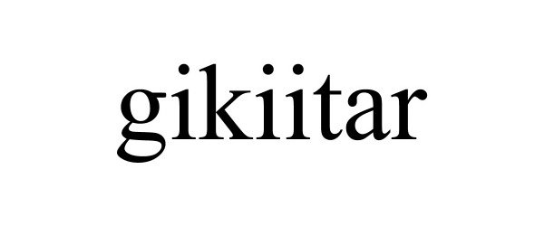 Trademark Logo GIKIITAR