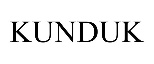 Trademark Logo KUNDUK