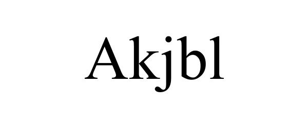 Trademark Logo AKJBL