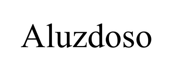 Trademark Logo ALUZDOSO