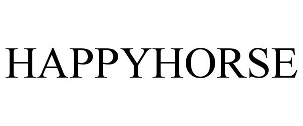 Trademark Logo HAPPYHORSE