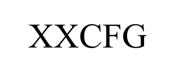  XXCFG