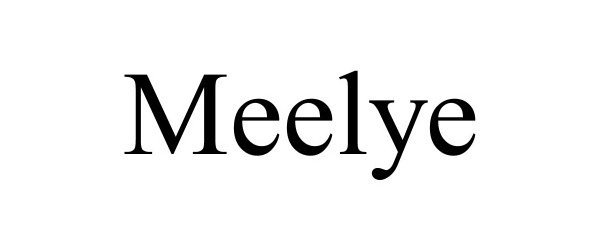 Trademark Logo MEELYE