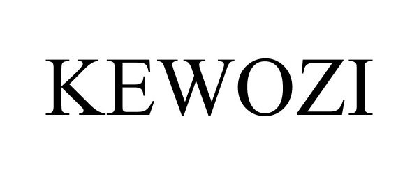 Trademark Logo KEWOZI