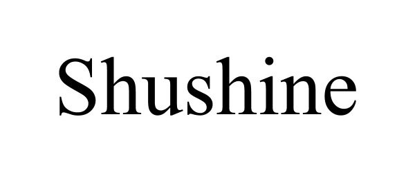 Trademark Logo SHUSHINE