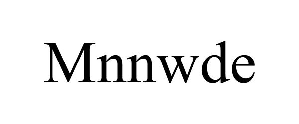 Trademark Logo MNNWDE