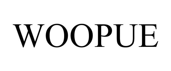 Trademark Logo WOOPUE