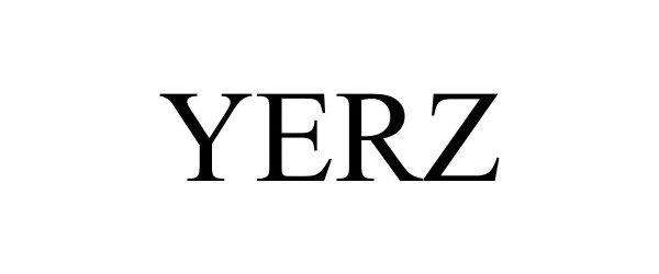 Trademark Logo YERZ