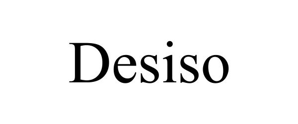 Trademark Logo DESISO