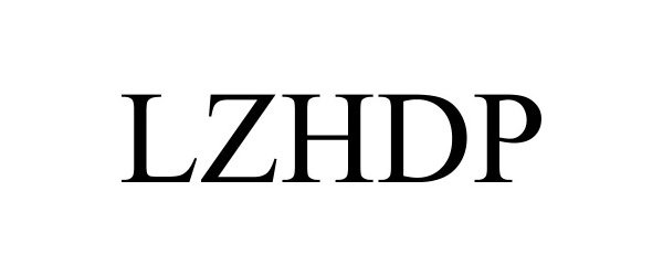 Trademark Logo LZHDP