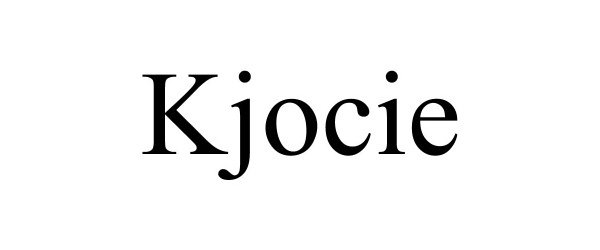 Trademark Logo KJOCIE