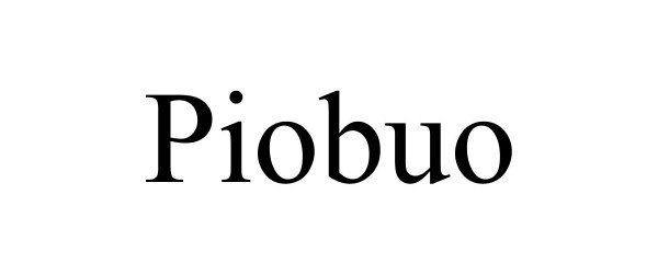 Trademark Logo PIOBUO