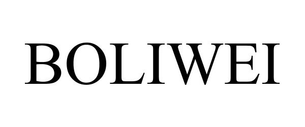 Trademark Logo BOLIWEI