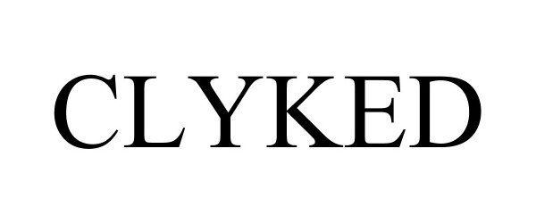 Trademark Logo CLYKED