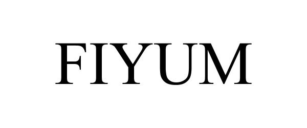 Trademark Logo FIYUM