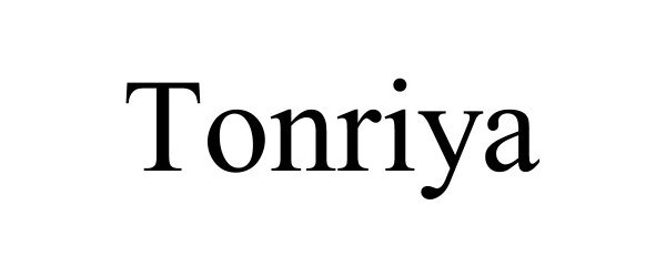 Trademark Logo TONRIYA