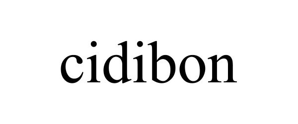Trademark Logo CIDIBON