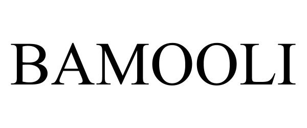 Trademark Logo BAMOOLI
