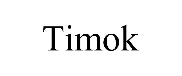 Trademark Logo TIMOK