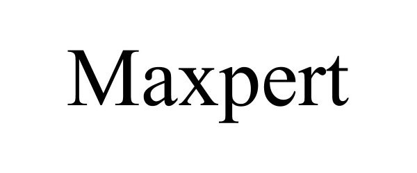 Trademark Logo MAXPERT