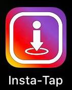 &quot;INSTA-TAP&quot; IS THE NAME OF THE APP ITSELF AND IT APPEARS ON THE BASE OF OF THE LOGO/IMAGERY ITSELF.