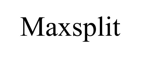 Trademark Logo MAXSPLIT