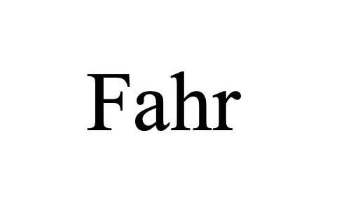  FAHR