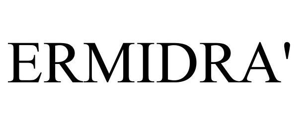 Trademark Logo ERMIDRA'