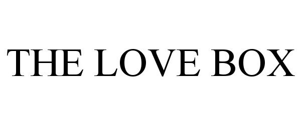 Trademark Logo THE LOVE BOX
