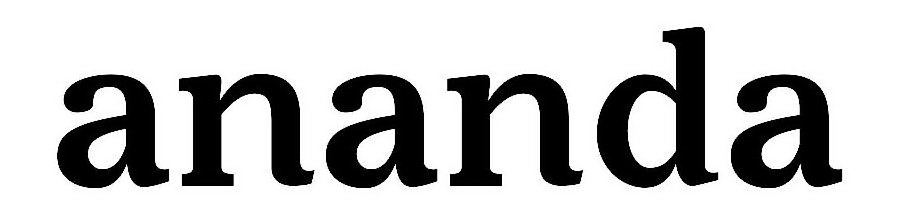 Trademark Logo ANANDA