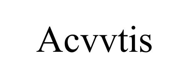 Trademark Logo ACVVTIS