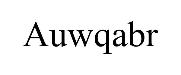 Trademark Logo AUWQABR