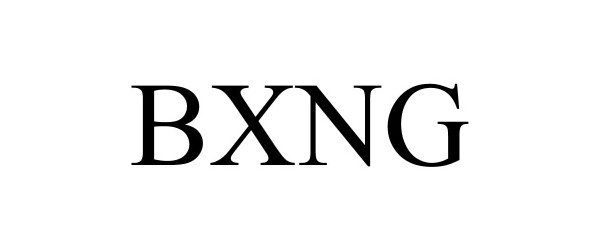 Trademark Logo BXNG