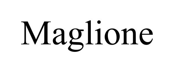 Trademark Logo MAGLIONE