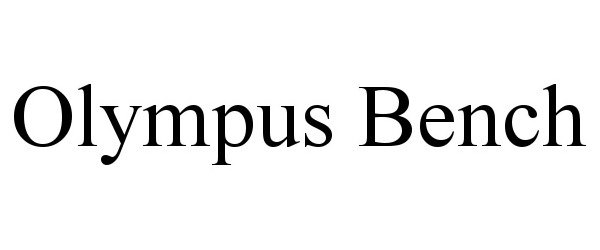 Trademark Logo OLYMPUS BENCH