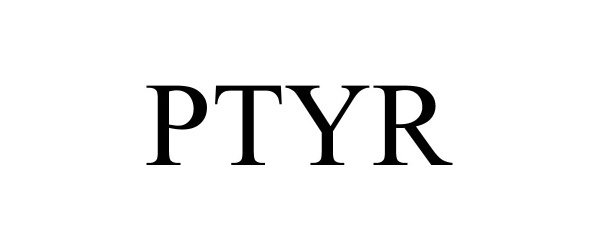 Trademark Logo PTYR