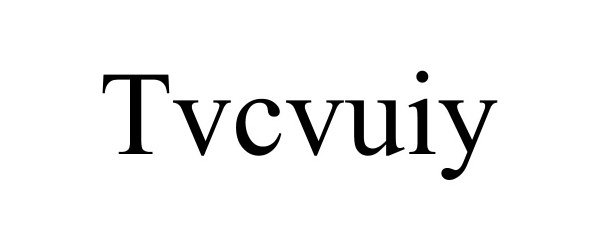 Trademark Logo TVCVUIY
