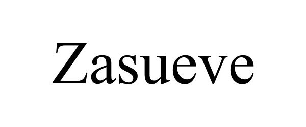 Trademark Logo ZASUEVE