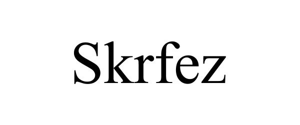Trademark Logo SKRFEZ