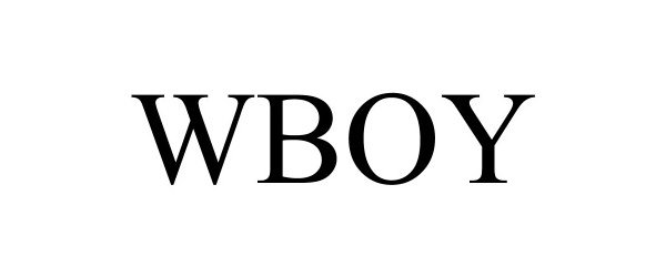 Trademark Logo WBOY