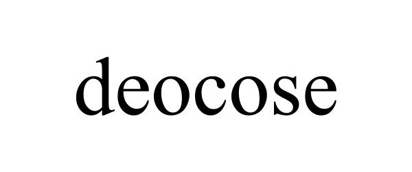 Trademark Logo DEOCOSE