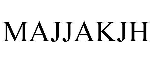 Trademark Logo MAJJAKJH
