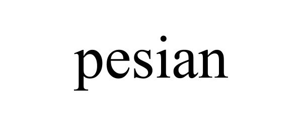 Trademark Logo PESIAN
